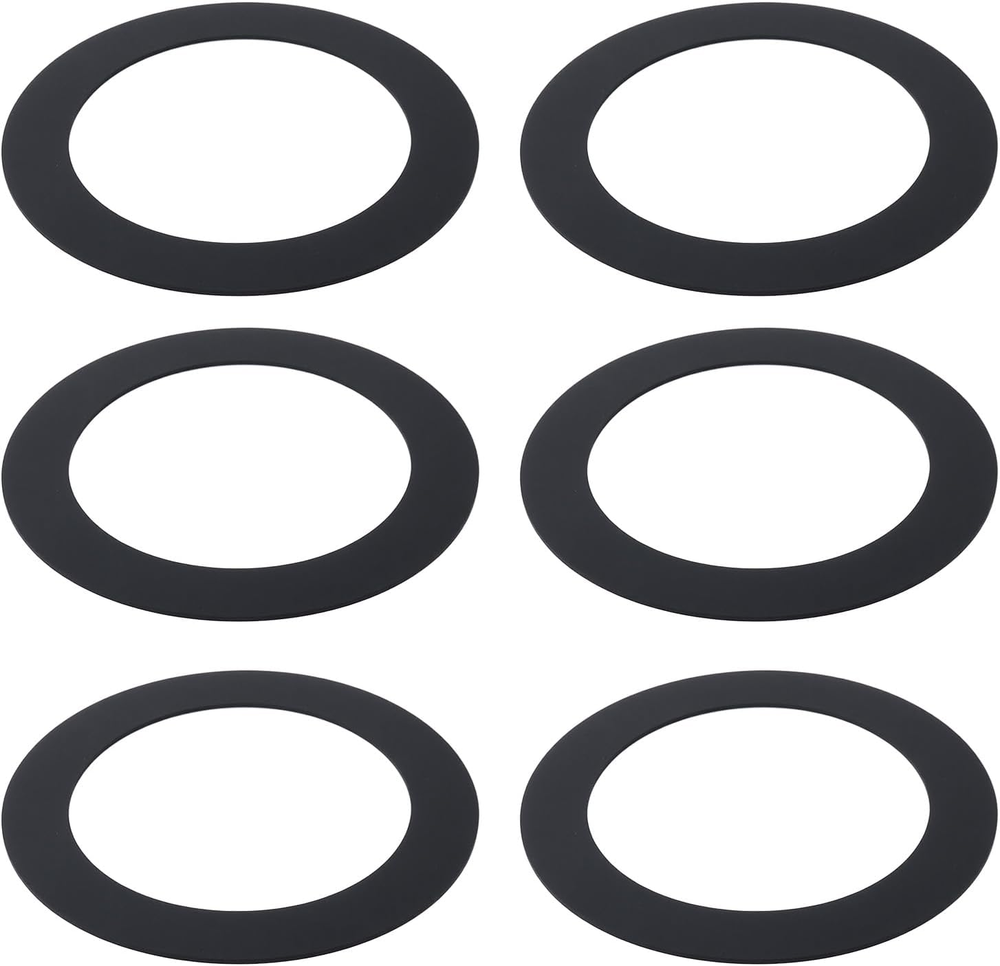 6Pcs 89X64X1Mm Ground Pool Skimmer Gasket Compatible with Hayward Compatible with Olympic image number 1