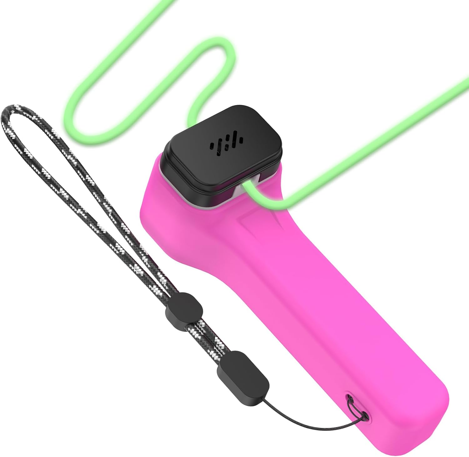 Silicone Case Cover for Loop Lasso Nano String Shooter Toy,Anti Slip Shockproof Protective Case Compatible Loop Lasso Nano String Shooter Toy, Cover for String Shooter Toy with Lanyard (Black)