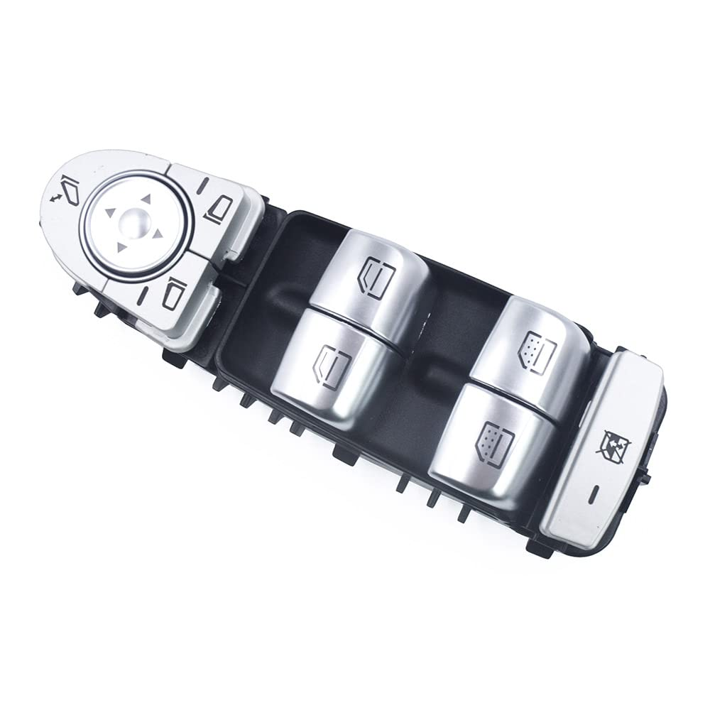 Power Window Switch Button Compatible with Mercedes-Benz C180 C200 C220 C250 C300 C400 2013 2014 2015 2016 2017 2018 2019 2020 GLC200 GLC220 GLC250 GLC260 GLC300 GLC350 GLC 400 W205 X253 C253 Black