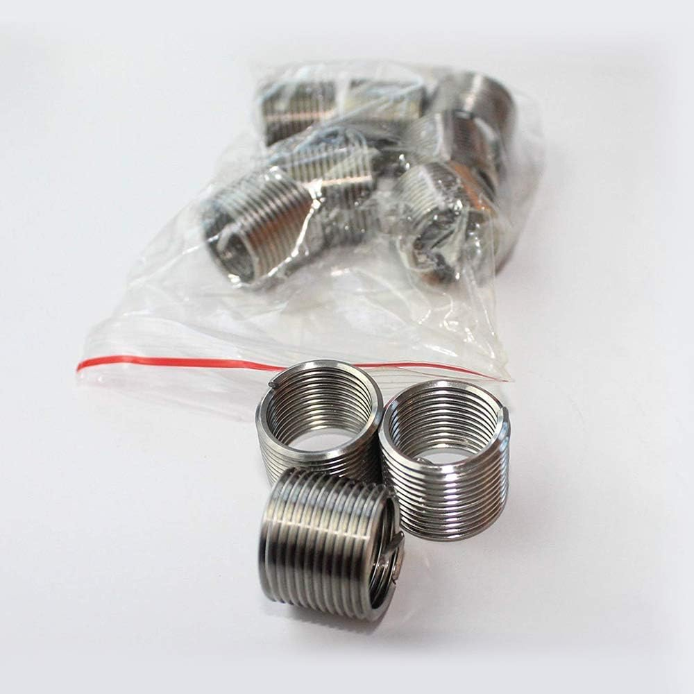 20Pcs Metric Thread Repair Insert Kit M5 M6 M8 M10 M12 M14 Helicoil Car Pro Coil Tool M10 * 1.0 M10-1.0 image number 3