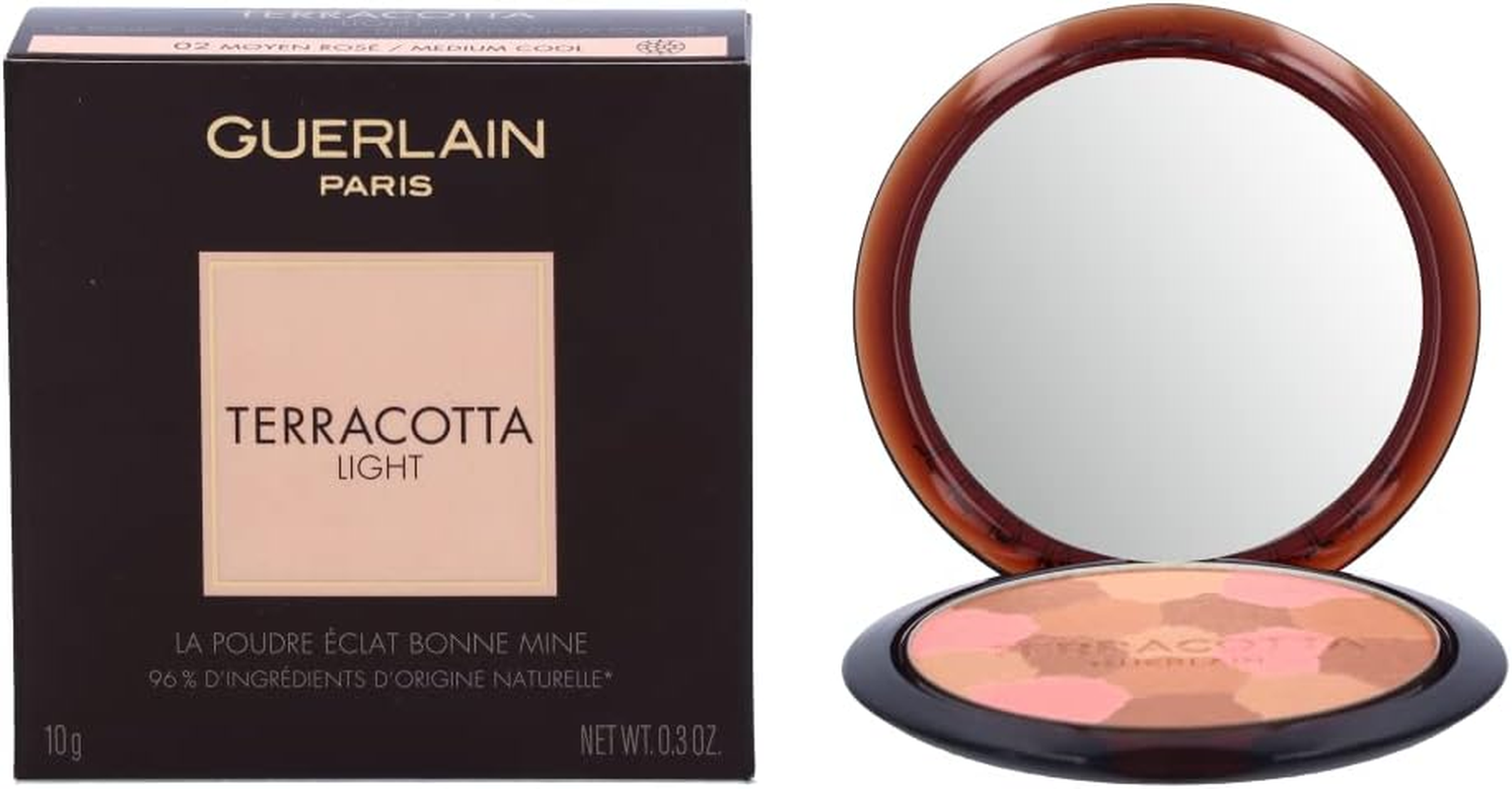 Terracotta Light Natural Healthy Glow Powder - 02 Medium Cool by Guerlain for Women - 0.3 Oz Powder - 02 Medium Cool image number 3