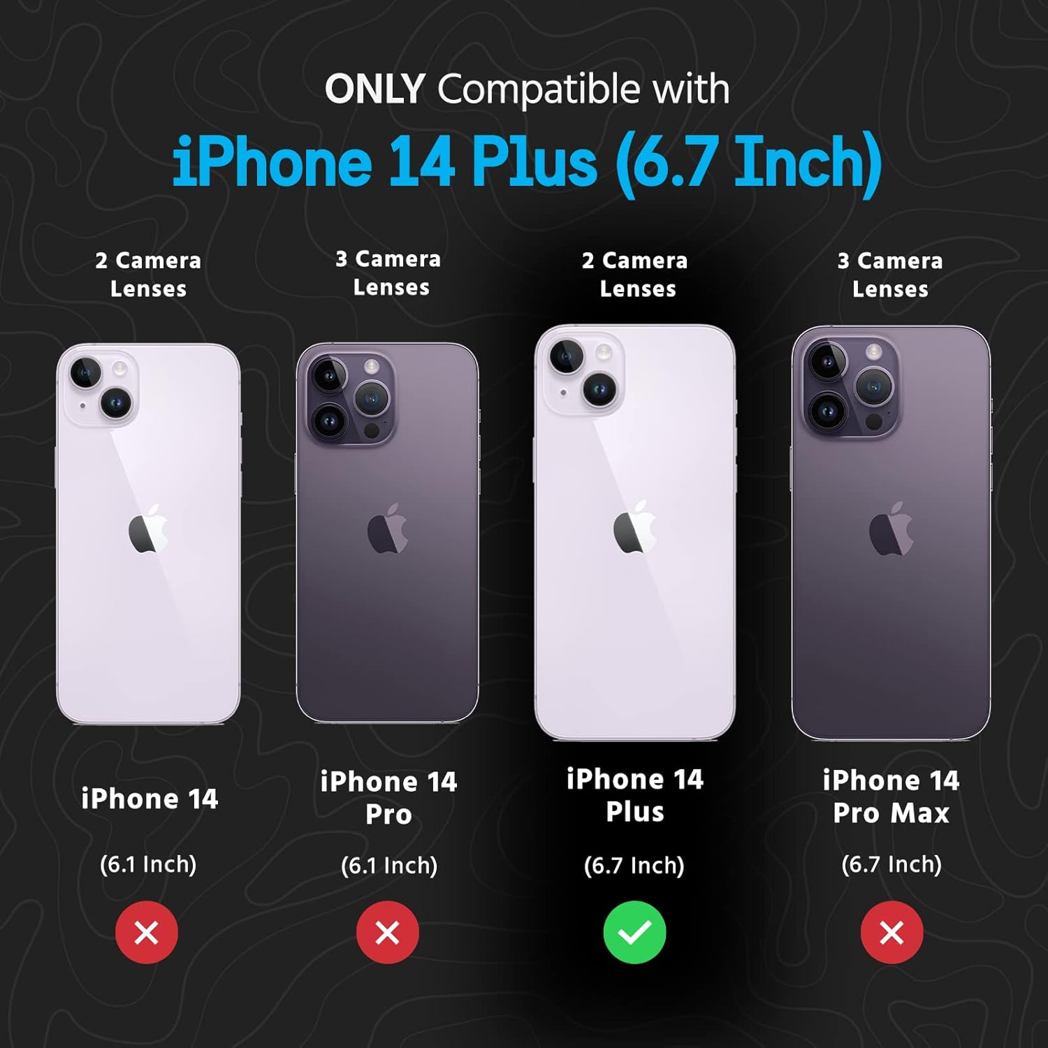 Pelican Ranger Magsafe Phone Case for Iphone14 Plus, Black image number 6