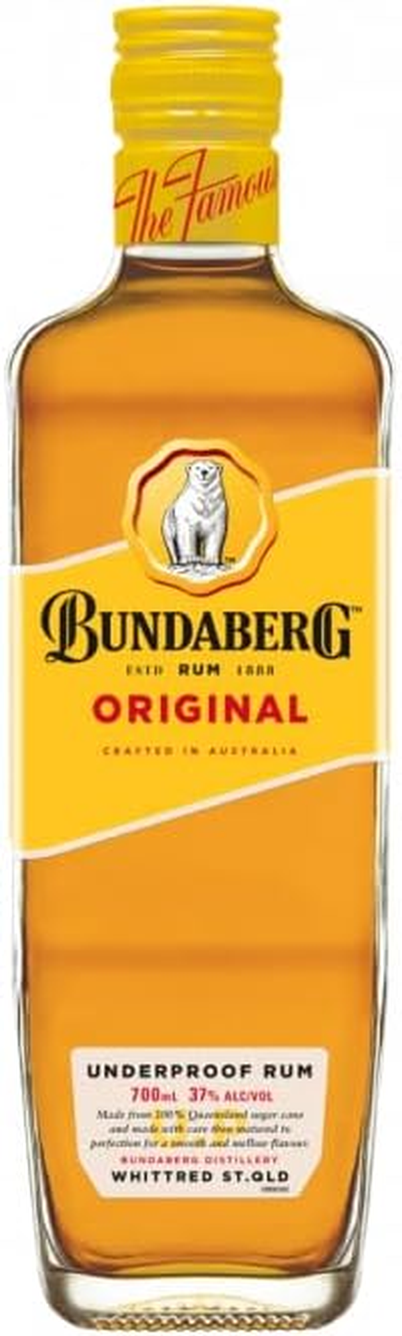 BUNDABERG ORIGINAL UNDERPROOF RUM