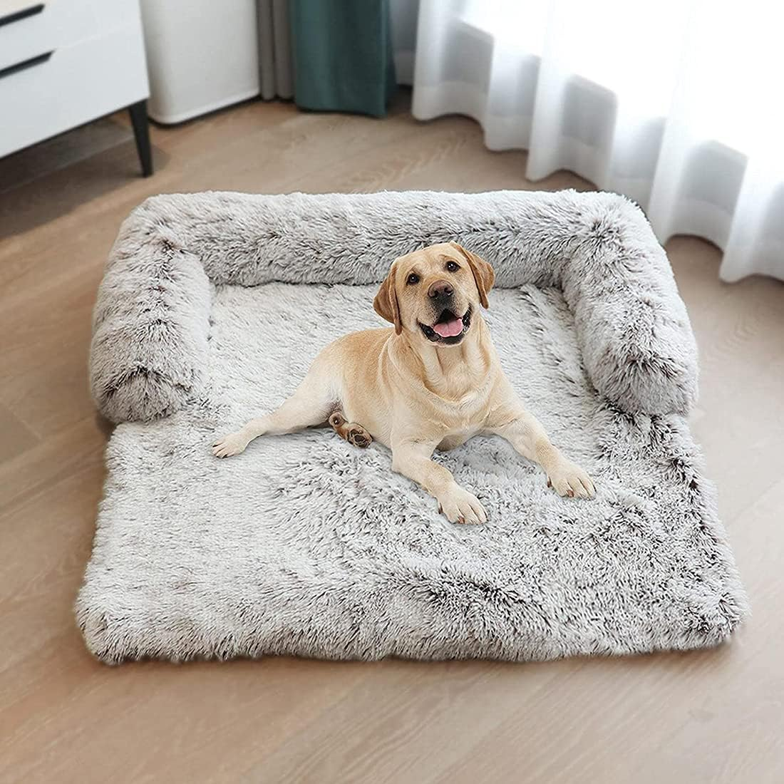 Dog Pillow Plush Pet Bed Soft Dog Bed Puppy Sofa, Dog Basket Soft Cat Pillow Bed Sleeping Bag Orthopedic Relief and Improved Sleep Dog Cover,Braun,L image number 3
