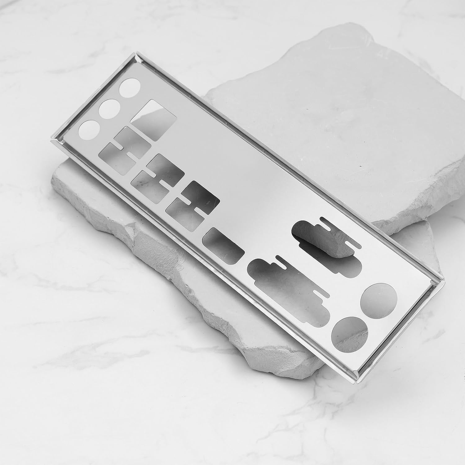 LT Easiyl Computer Case I/O Shield Plate Blank Compatible with MSI A320M PRO M2 V2 B450M PRO M2 V2