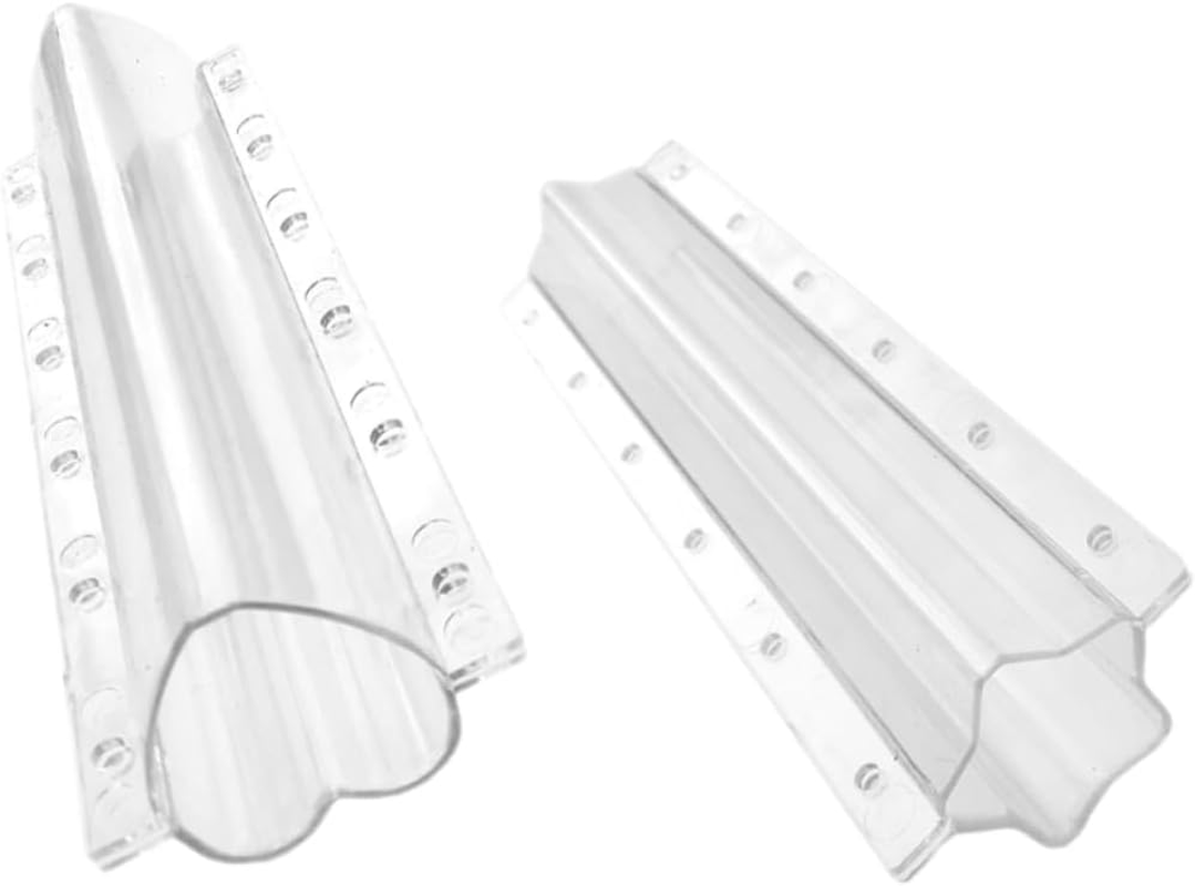 Outanaya 2Pcs Star and Heart Shape Cucumber Shaping Molds for Vegetable and Melon Gardening, Plastic Fruit Stereotype Tools for Home Grow Bags, Vegetable Growing Accessories