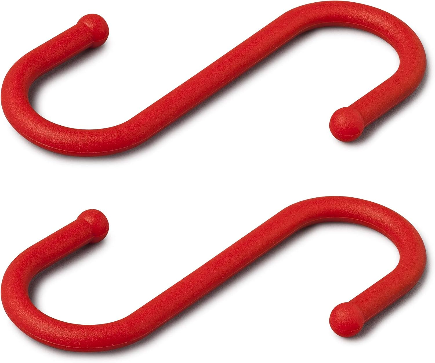 Zeal Silicone S Shape Hanging Hook, 12Cm Set of 2 Black, One Size, W239N