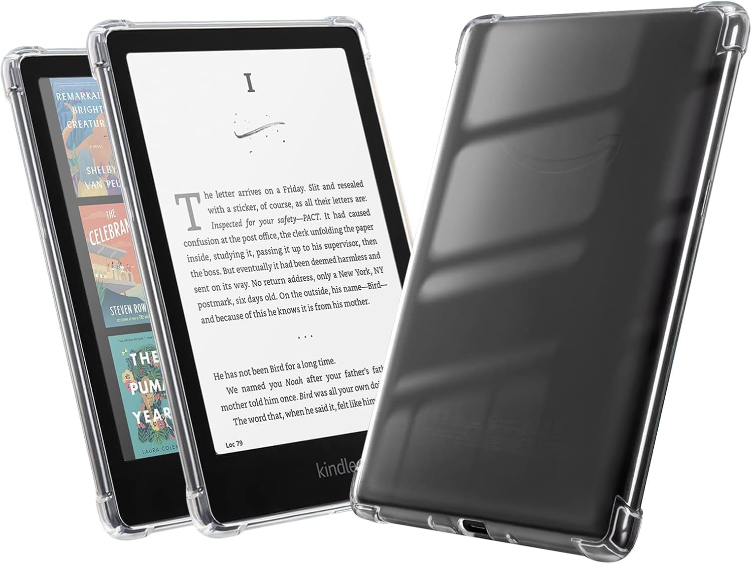 Rsaquar Clear Case for All-New Kindle Paperwhite 12Th Gen 2024 (7-Inch) & Kindle Colorsoft Signature Edition - Lightweight, Scratch-Proof Silicone Back Cover (Clear) image number 4