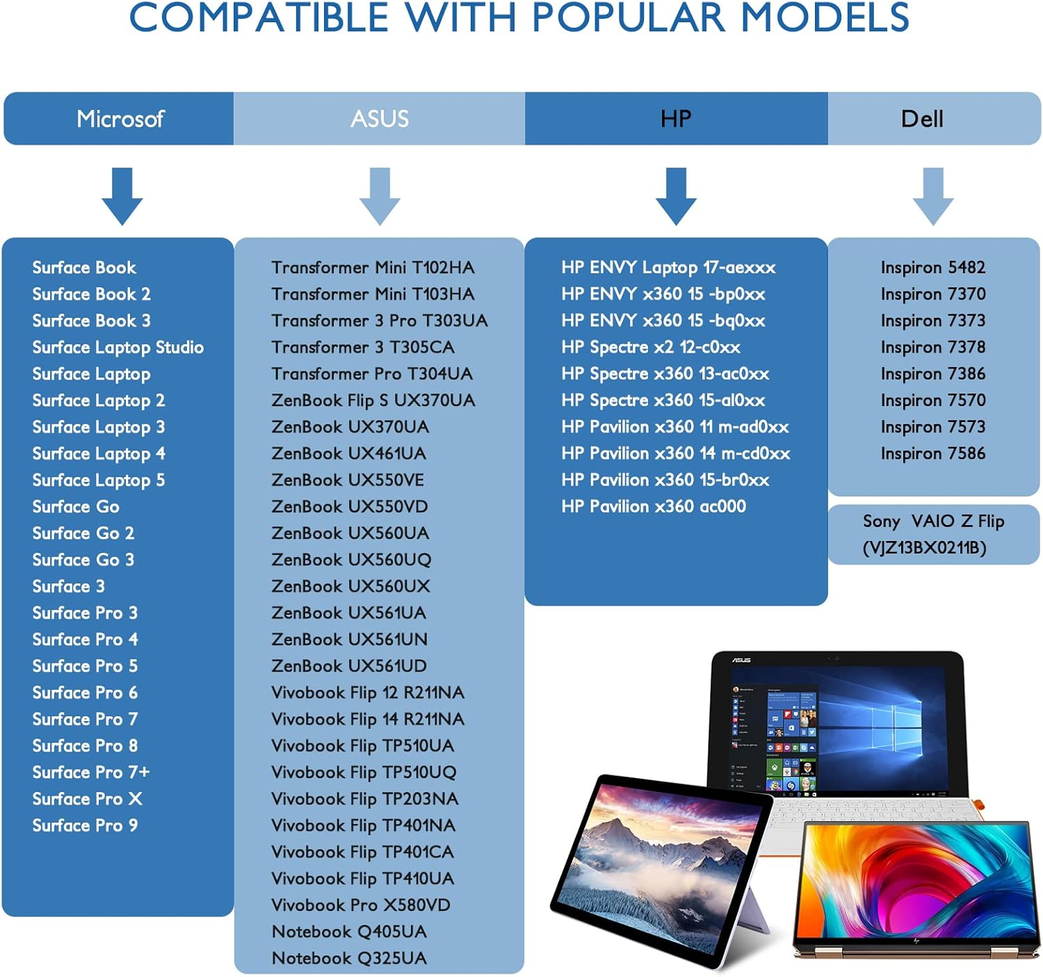 Trakxy Digital Stylus Pen for Microsoft Surface Pro X/9/8/7/6/5/4/3, Laptop 5/4/3/2/1, Go 3/2/1, Book 2/1, Studio - Magnet, 4096 Pressure, Palm Rejection, Rechargeable image number 6