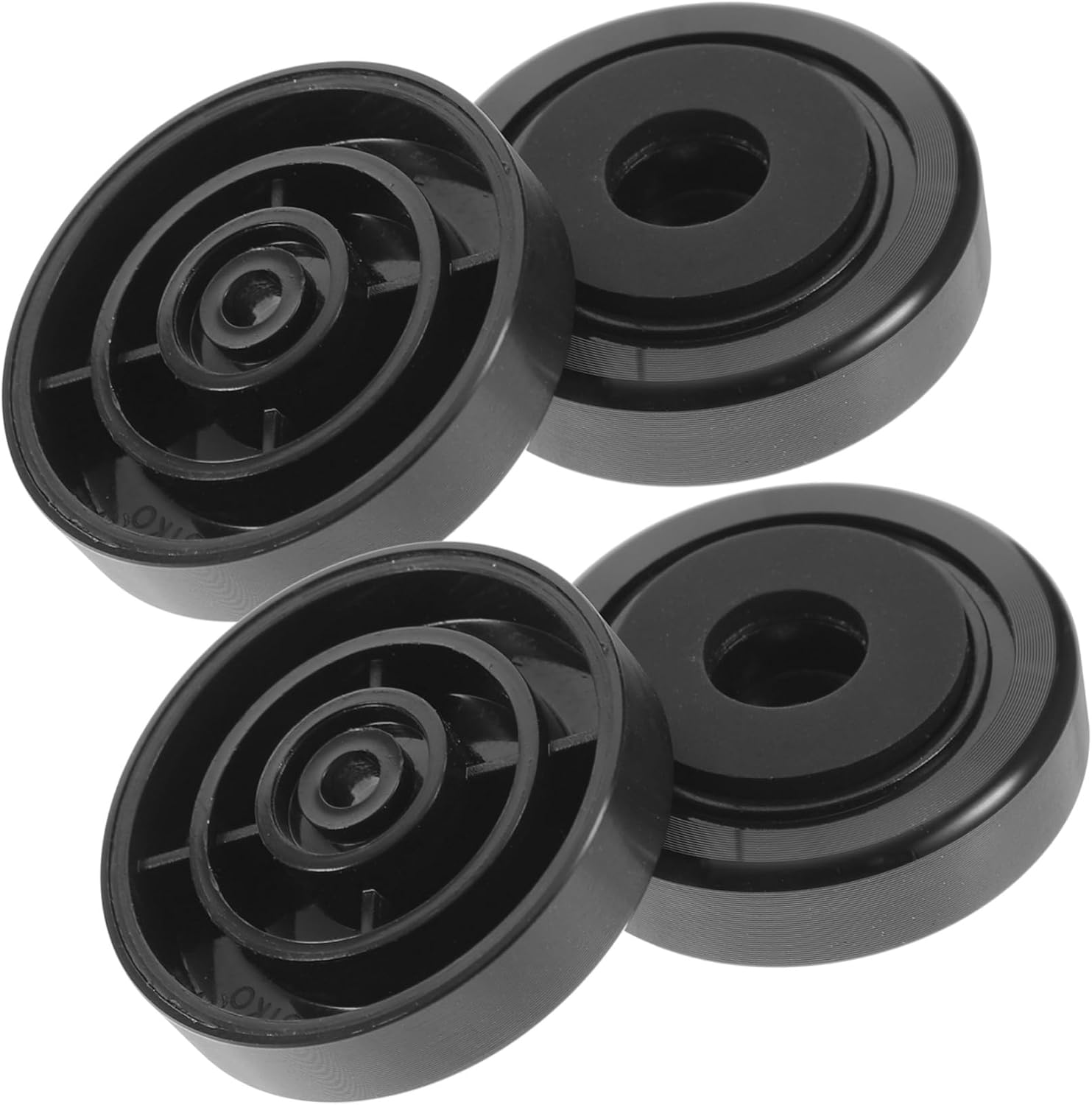 OSALADI Speaker Isolation Feet Pads for Amplifier and Subwoofer, Shockproof Vibration Dampers, 40X12Mm Metal Spikes, 4Pcs Black, Audio Equipment Isolation Stand for Home Theater and Hifi Systems image number 3