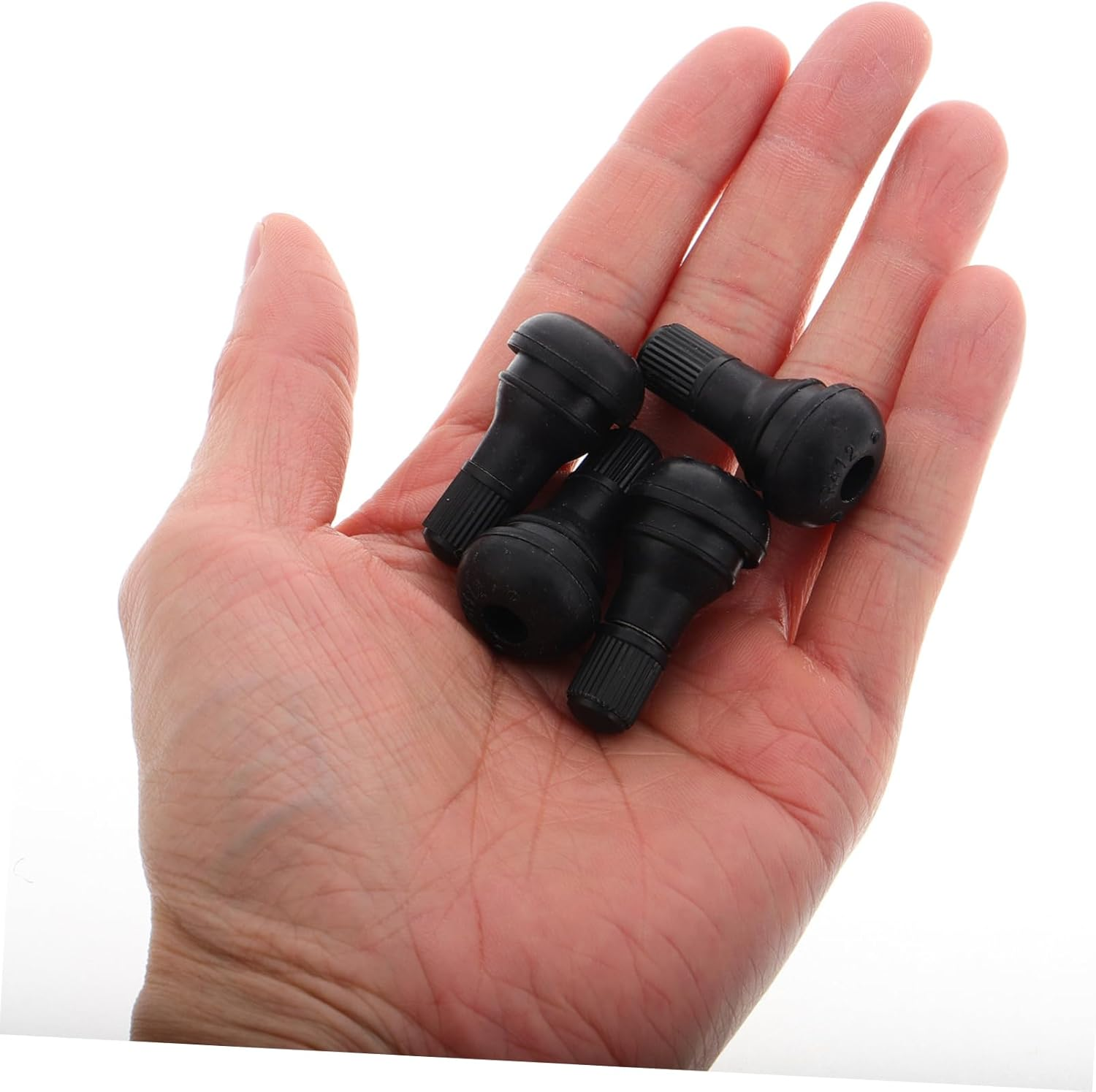 COSMEVIVI 4Pcs Tubeless Tire Valve Stems Replacement for Automotive Tires Leakproof Heavy Duty -In Installation