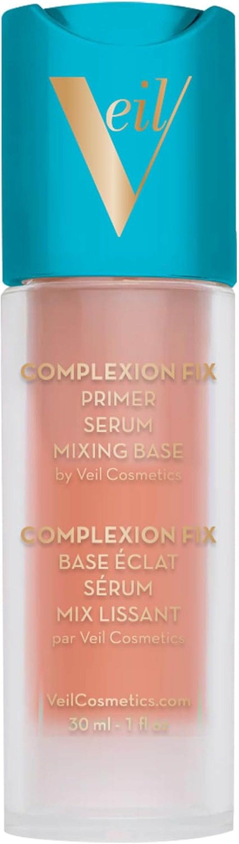 Veil Cosmetics Sunset Light 3-In-1 Primer Serum Mixing Base | Anti-Aging | Oil Free| Paraben Free | Vegan & Cruelty Free image number 5