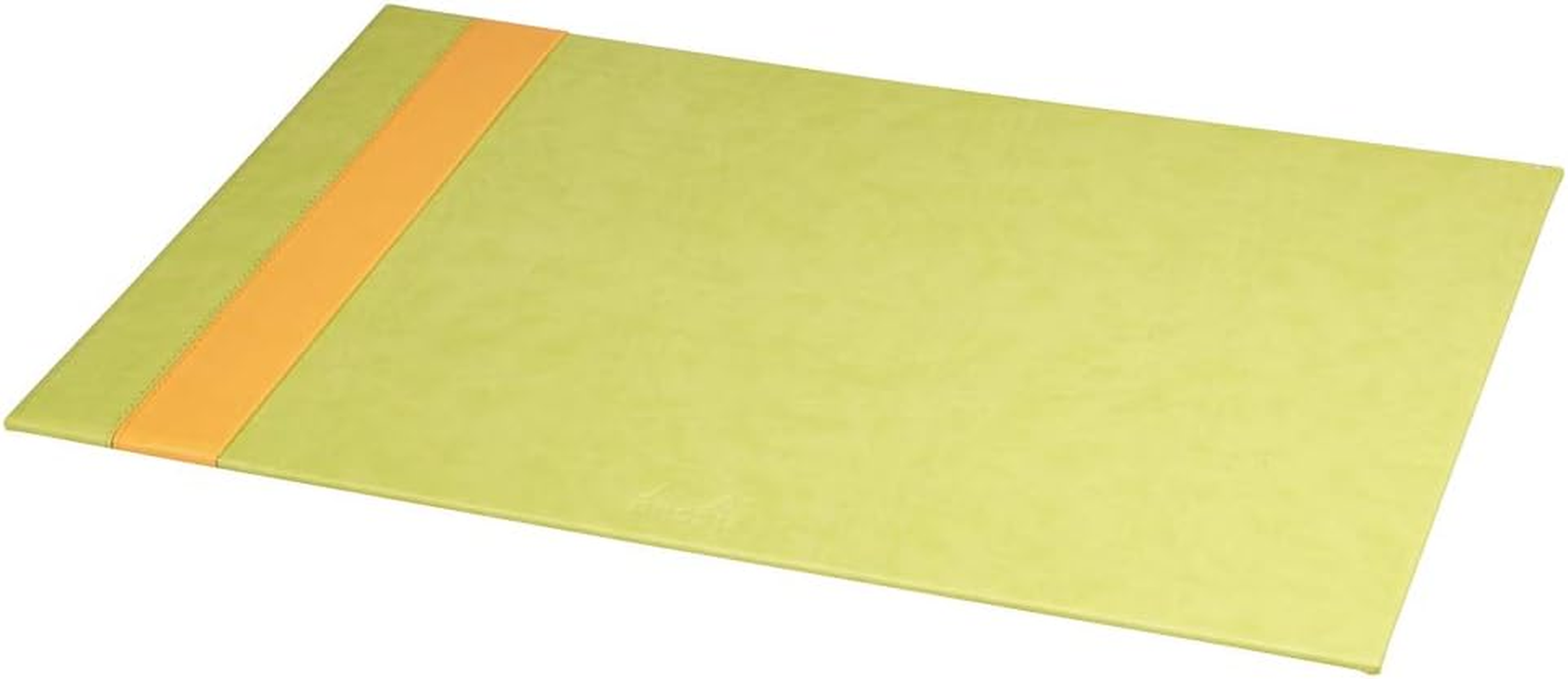 RHODIA 318902C - Raspberry Rigid Desk Pad - 60X40 Cm - Orange Saddle Stitching - Faux Leather Exterior - Rhodiarama Home Office Collection - Office Organization & Designer Storage