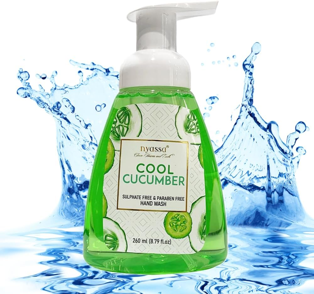 Nyassa Cool Cucumber Foaming Handwash 260Ml Sulphate and Paraben Free