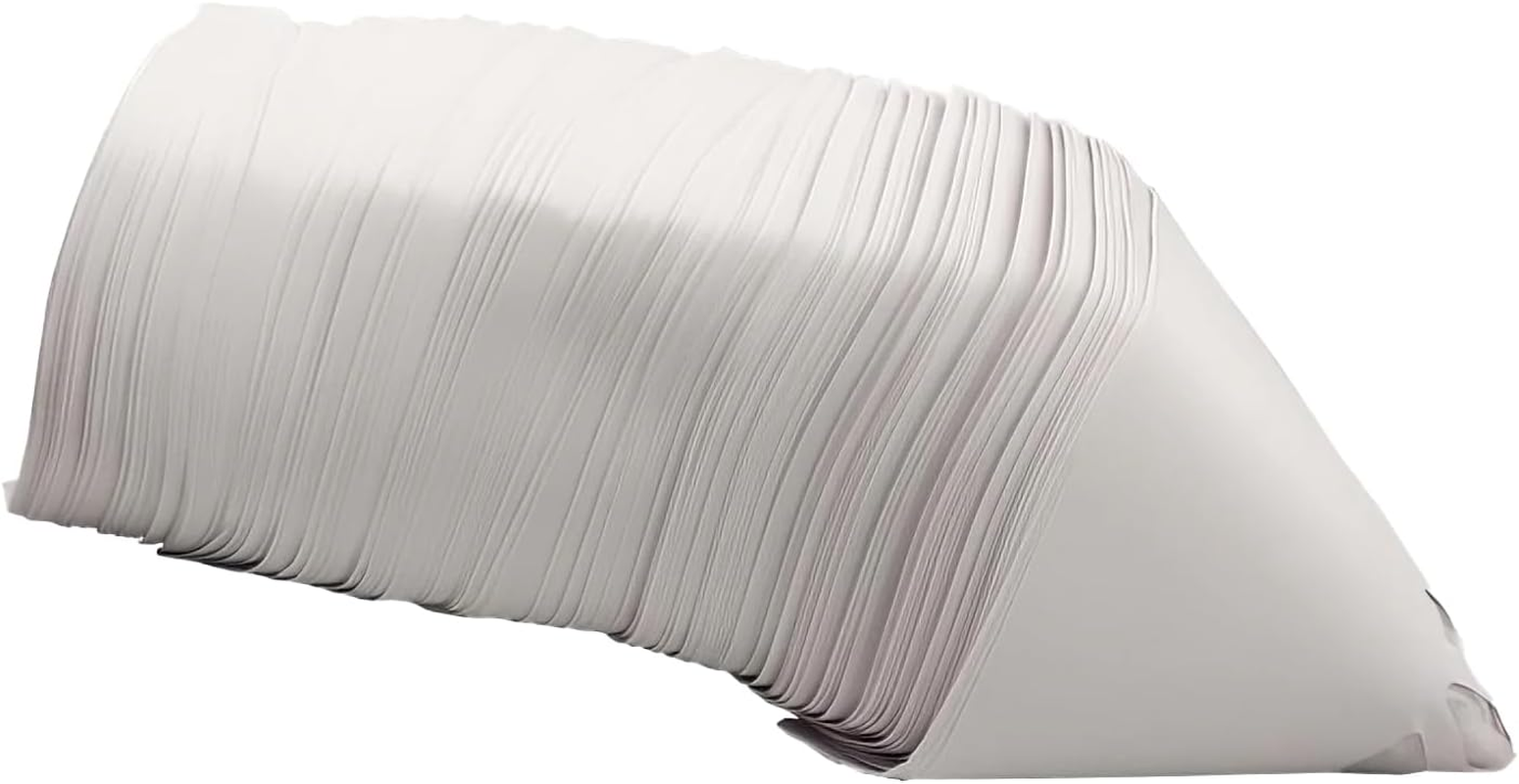 100 Disposable Paint Filters, Made of Fine Nylon Mesh, with Fine and Uniform Mesh, Not Easy to Deform, High-Quality Paper Filter Core, Suitable for Cars, Spray Guns, Arts and Crafts, White image number 4