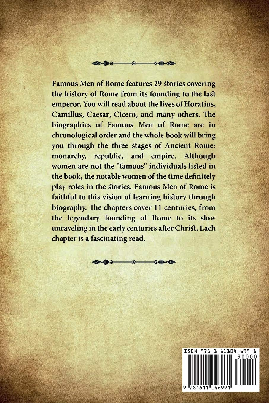 Famous Men of Rome: Annotated: 1 image number 1