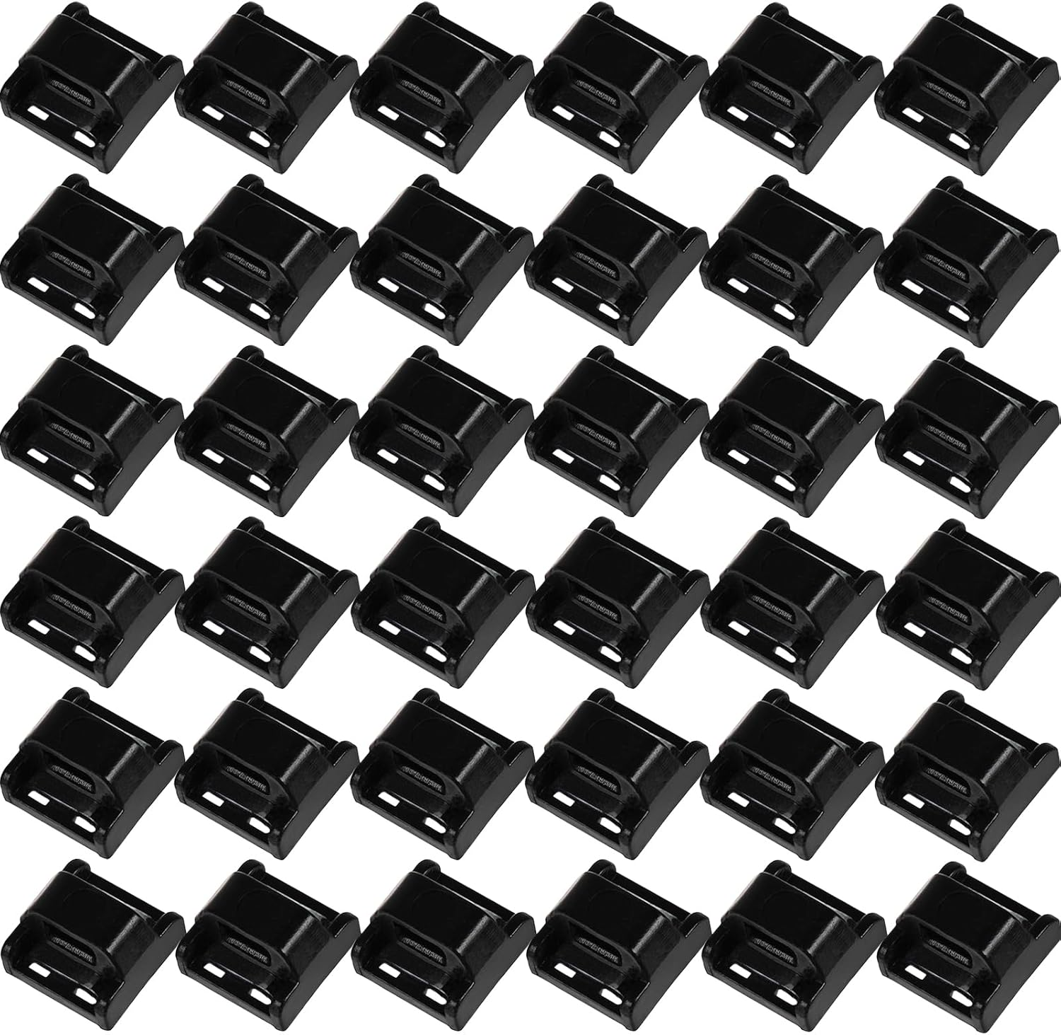 CANAANIN Magnet Zip Tie Mount Magnetic Zip Ties Mount Holder Strong 1-Second Magnetic Snap Installation Heavy-Duty Cable Tie Mounts for Car Boat Workshop Industrial Black 10Lbs (36 Piece) image number 2