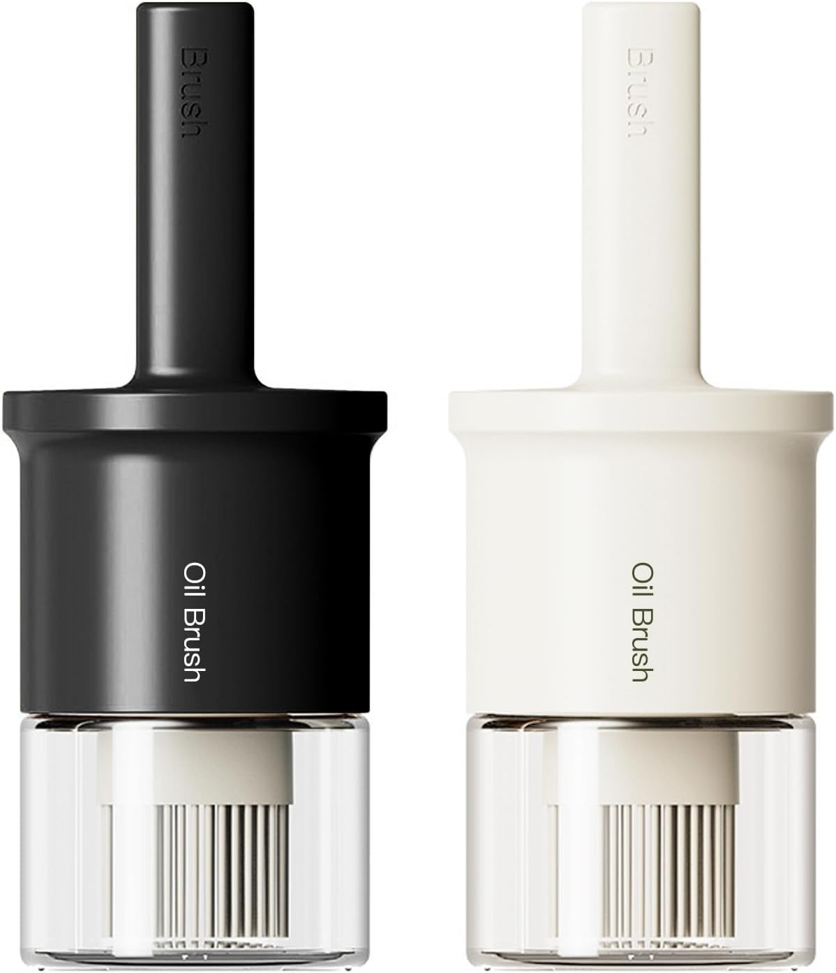 YARRAMATE Oil Dispenser Bottle with Heat Resistant Brush 10Oz-300Ml, Oil Container with Silicone Brush for Cooking BBQ Vinegar Sauce Grill Frying (Orange)