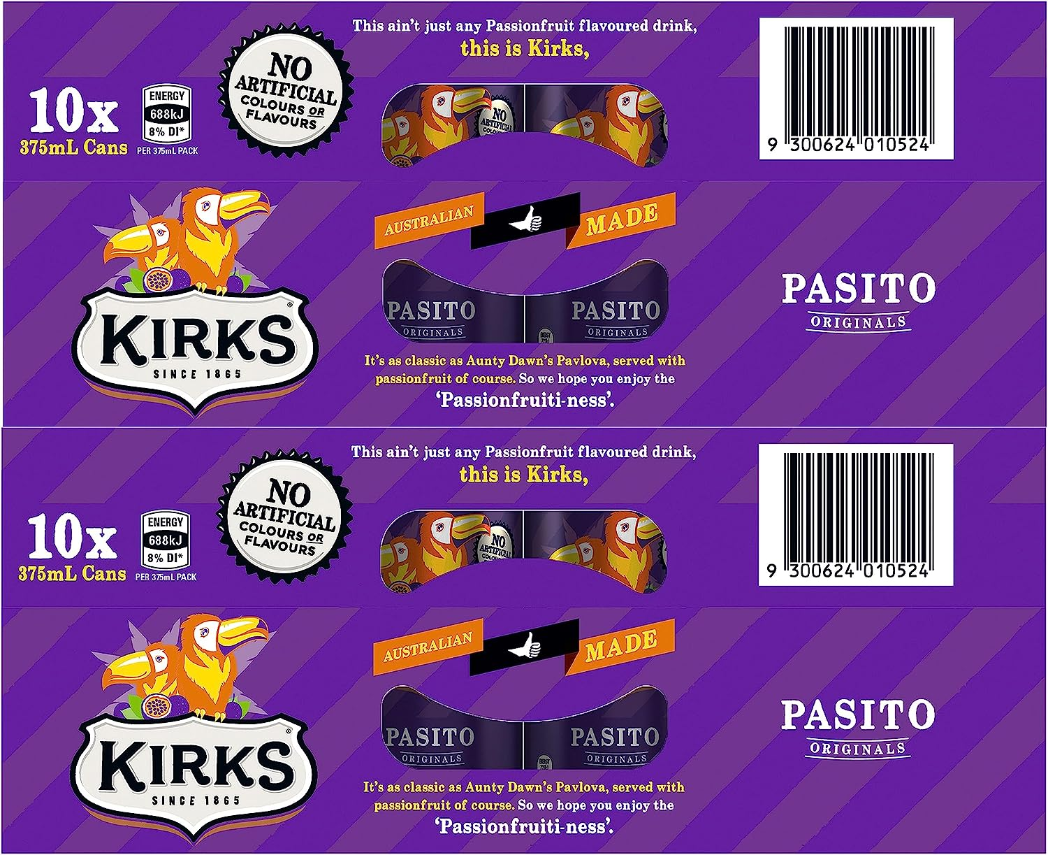 Kirks Pasito Soft Drink Multipack Cans 20 X 375 Ml (Pack of 2) image number 4