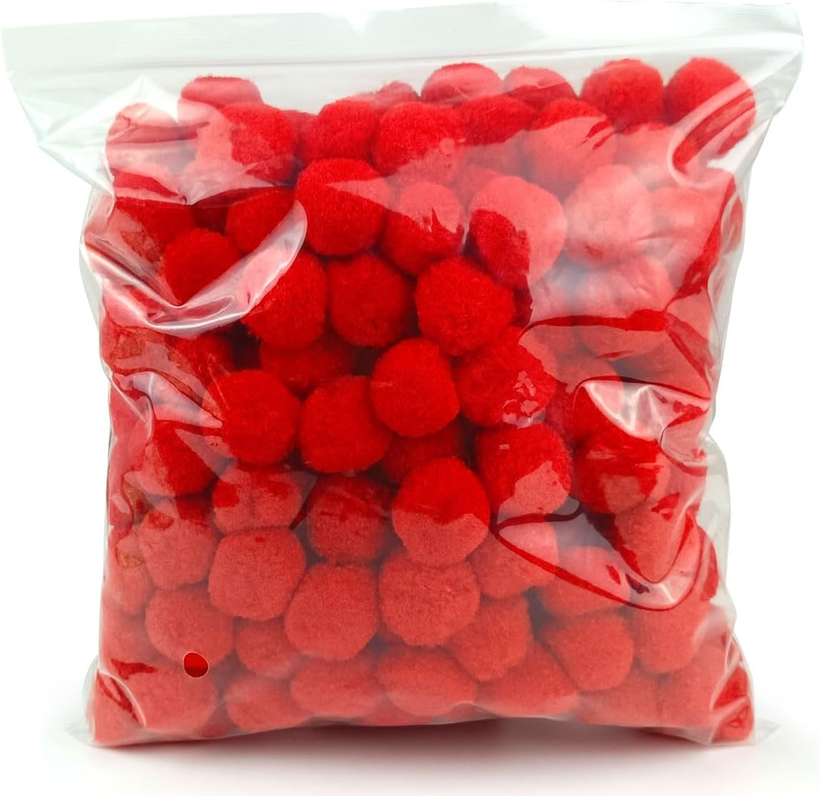 200 Pieces Pom Poms, 1 Inch Craft Pom Poms, Fuzzy Pompom Puff Balls for DIY Arts, Crafts Projects, Home Decorations (Black) image number 4