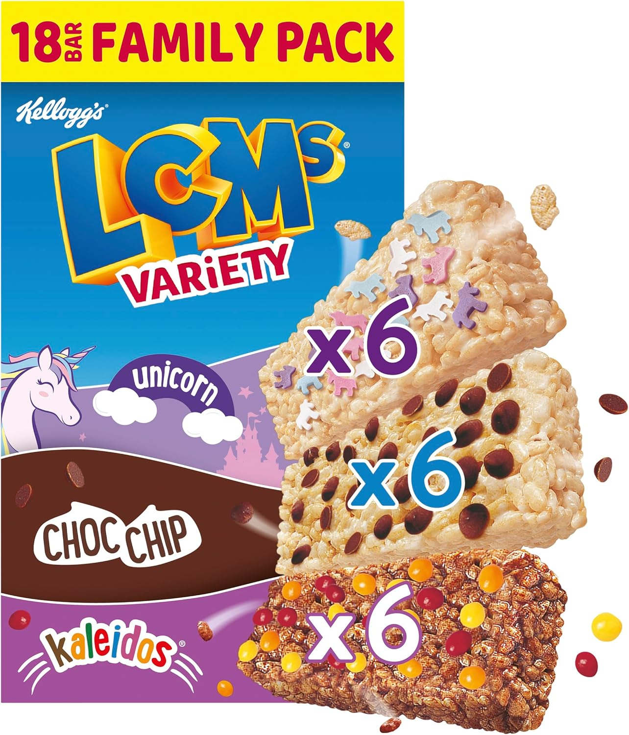 Kellogg'S Lcm'S Variety Snack Bars (Pack of 36)