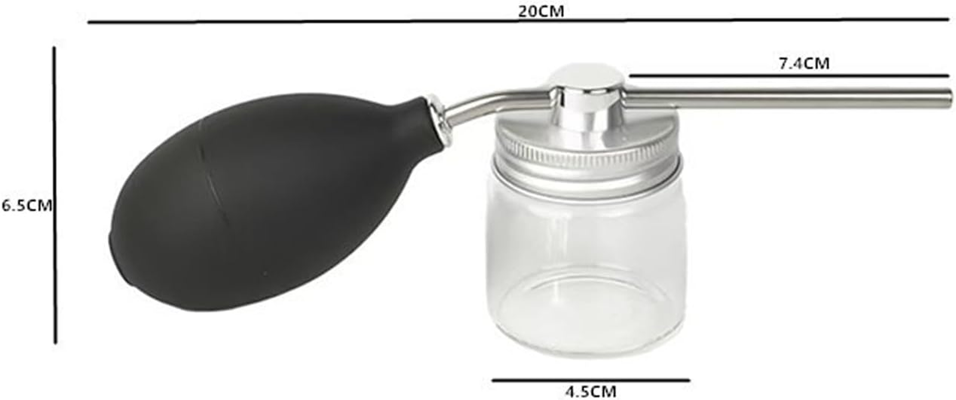 Diatomaceous Earth Bulb Duster Applicator for Garden & Home, Powder Puffer Dispenser for Pest Control -Mecus image number 1