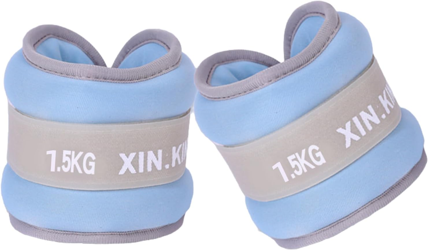 Ankle Weights, Wrist Weights 1 Pair 1/1.5/2 / 3 KG Leg Arm Weights for Women Men Kids with Adjustable Straps Weighted Ankle Weights Set for Gym,Fitness, Workout,Walking, Jogging - 4 Colors