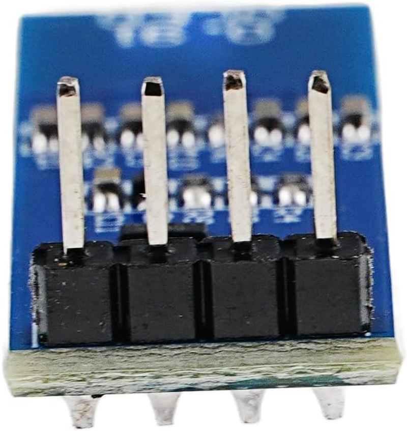 A-DIGISHUO 2Pcs 0.91 Inch I2C OLED Display Module DC 3.3V-5V 128&times;32 Resolution Compatible with Arduino Raspberry PI White image number 1