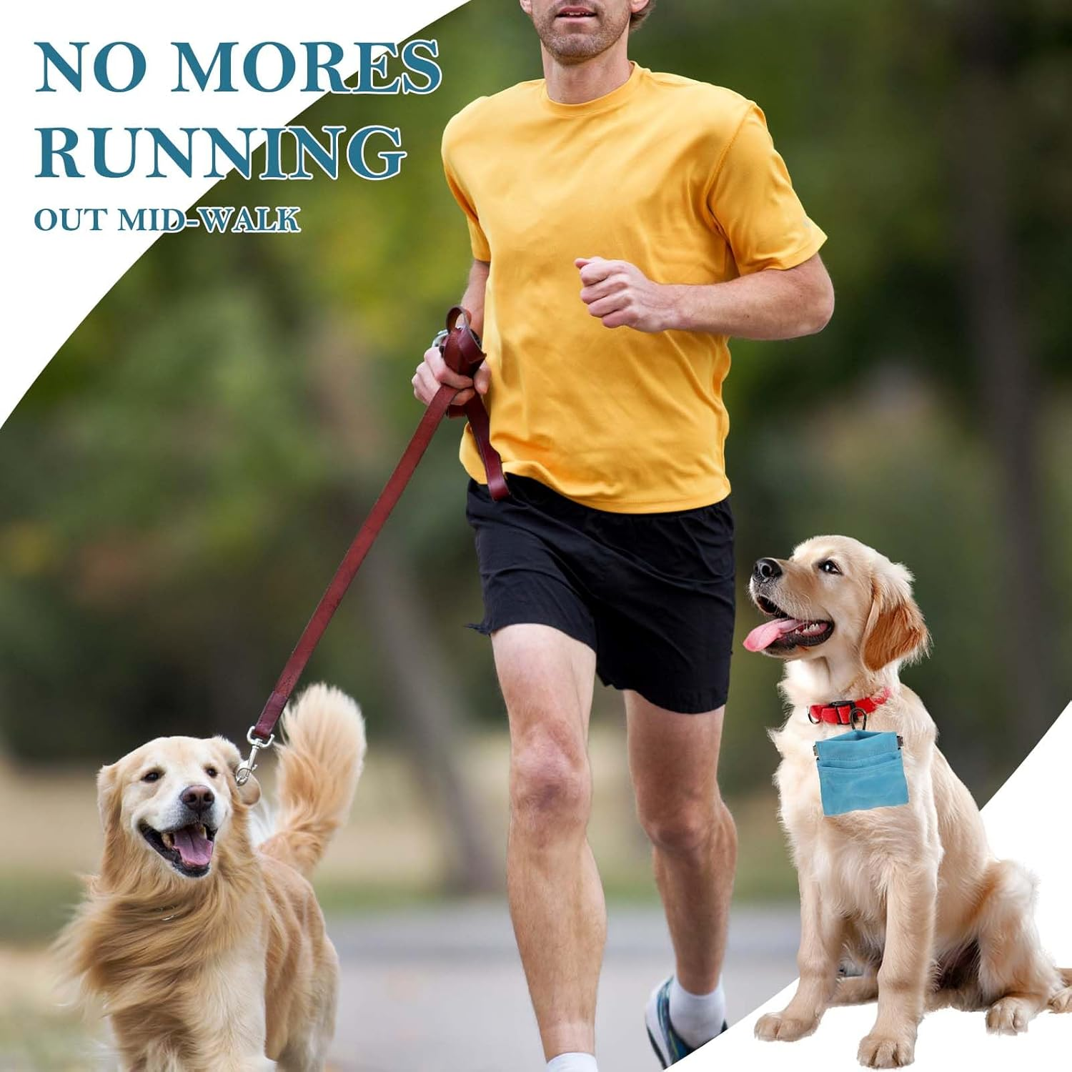 XLIUAX Treat Pouches for Pet Training, Portable Dog Treat Pouch, Hand Free Dog Training Treats Bag with Magnetic Buckle, Auto Closing Dogs Walking Bag for Pet Puppy Travel Feed Snack Outdoor Use image number 6