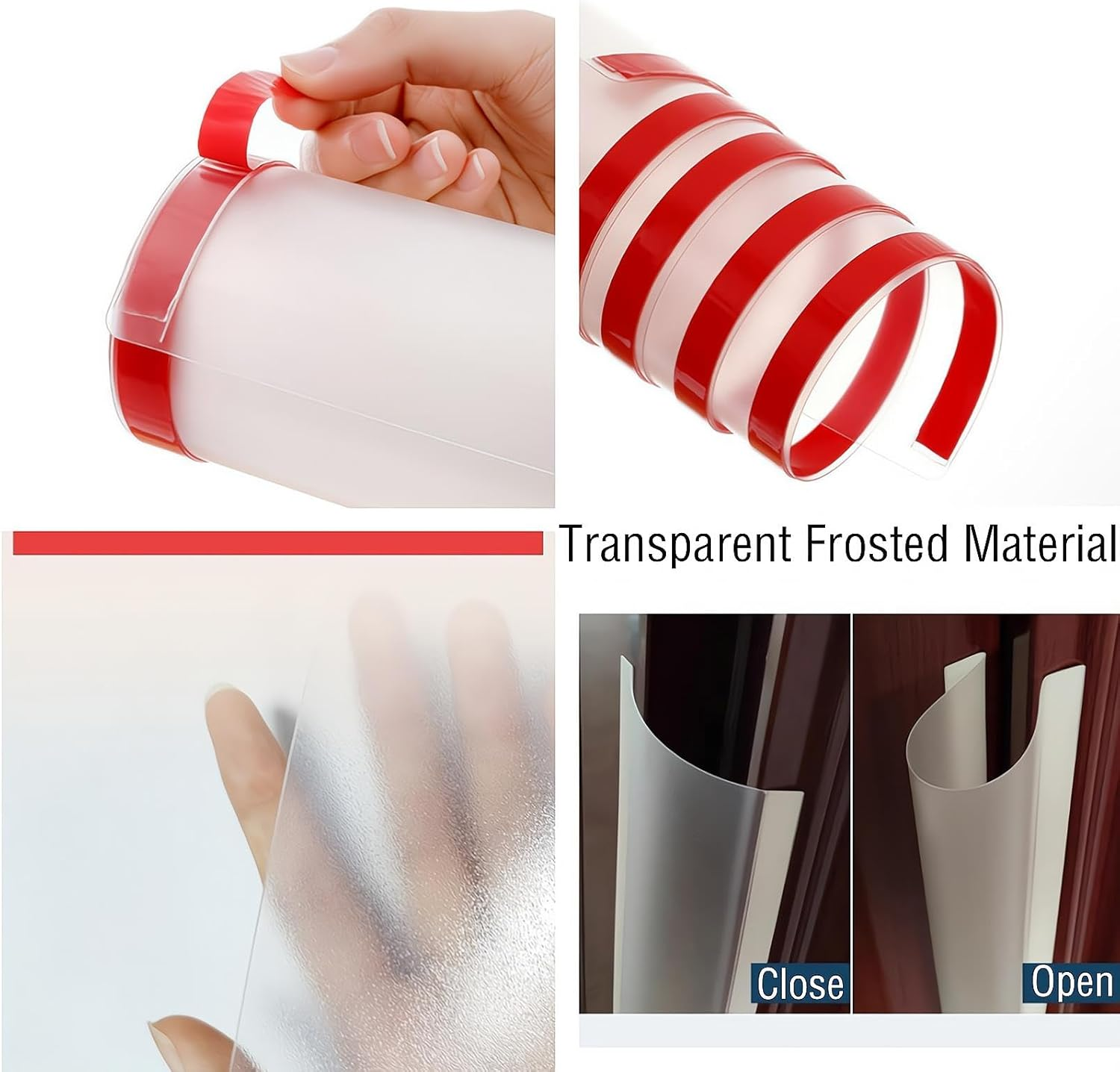 2-Pack Door Pinch Finger Protectors - Child Safety Door Stops, Infant Safety Door Hinge Protectors, Front and Back Door Anti-Pinch Finger Home Protection image number 2