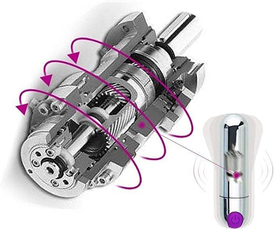 10 Modes 7.6CM Mini Bullet Toy for Women, USB Charing, Waterproof