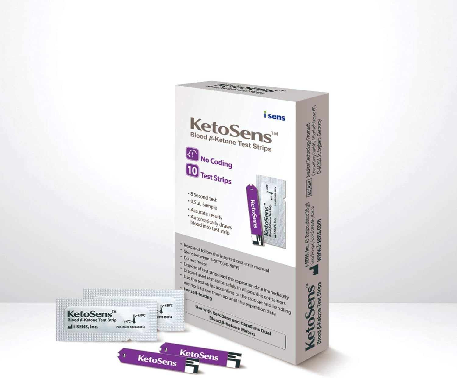 Ketosens Blood Ss-Ketone Test Strips 10
