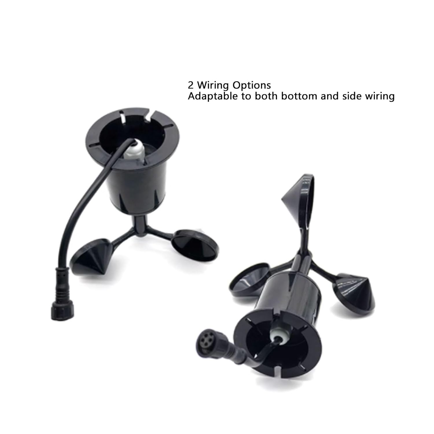 TOPINCN Wind Speed Sensor, IP64 Weatherproof, DC9 30V High Accuracy 3 Cups Anemomete, Wind Measurement Suitable for Greenhouses, Weather Stations, Industrial and Agricultural Environments image number 1