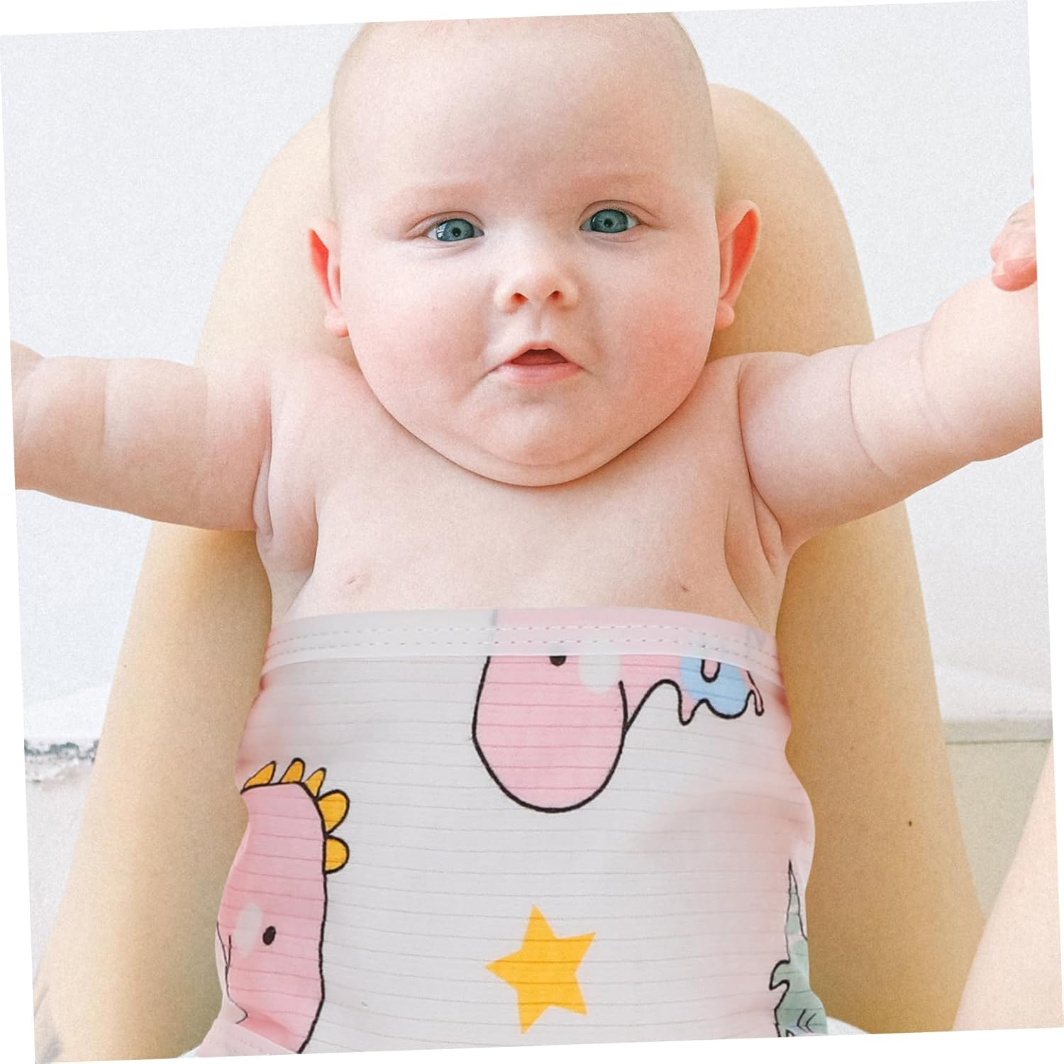 Belly Band Wrapping for Newborns Soft Breathable Belly Cover Boy Girl Adjustable