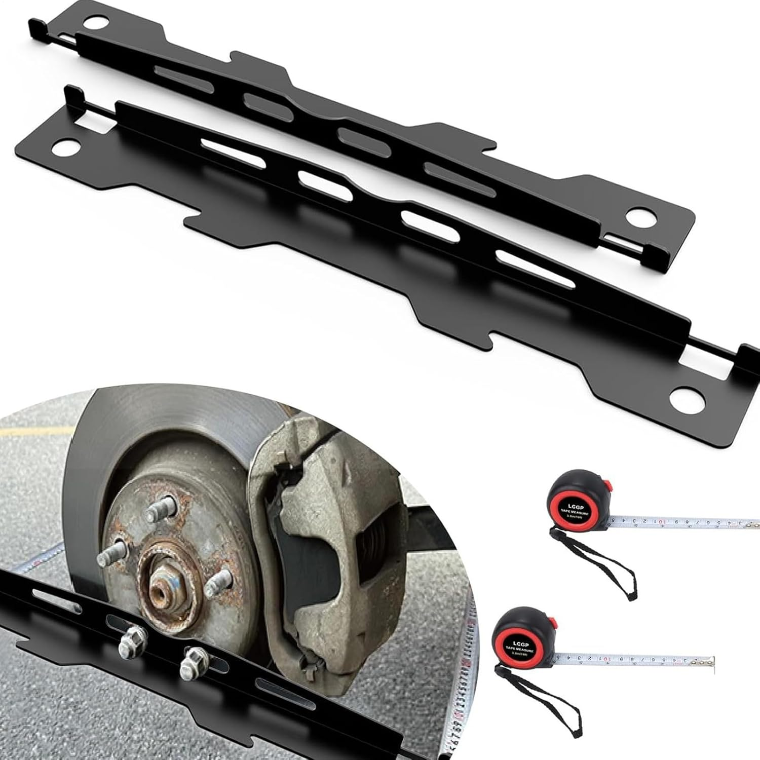 Wheel Alignment Plates | Automotive Tire Toe Alignment Plates | Accurate Heavy Duty Wheel Measurements Supplies for Adults Professionals Enthusiasts image number 2