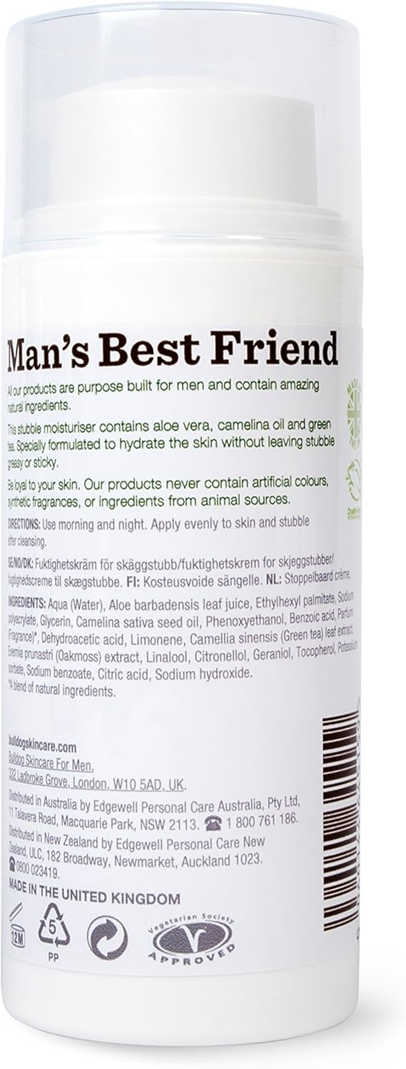 Bulldog Stubble Moisturiser, 100 Ml image number 5