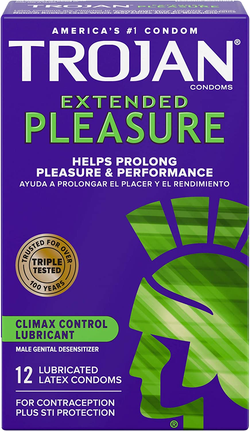 Trojan Extended Climax Control Lubricated Condoms, 12 Count image number 6