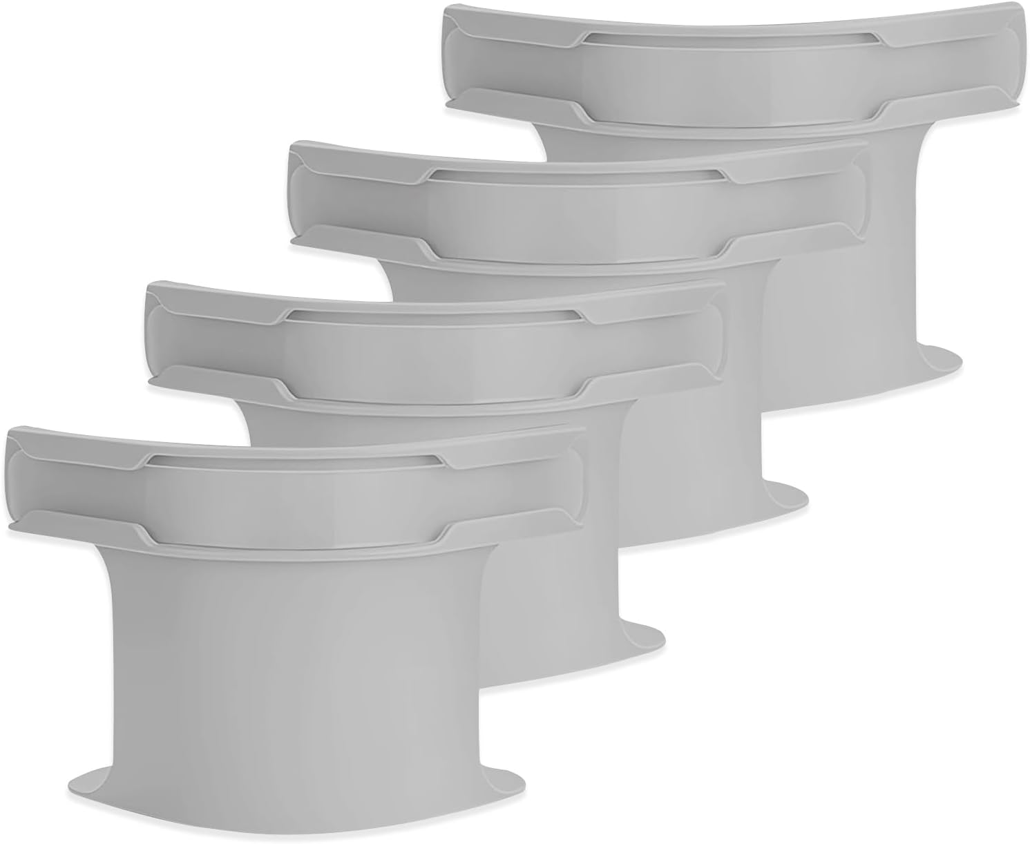 4Pcs Bed Sheet Fixing Clips with Lock Strips, Sheet Corner Holders Bed Sheet Holders Fastener Clips Corner Tightener Clips for Mattress Covers, Blankets, Bedding (Gray) image number 6