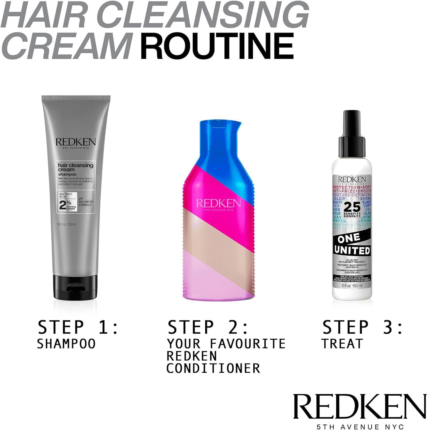 Redken Hair Cleansing Cream Shampoo 250Ml image number 4