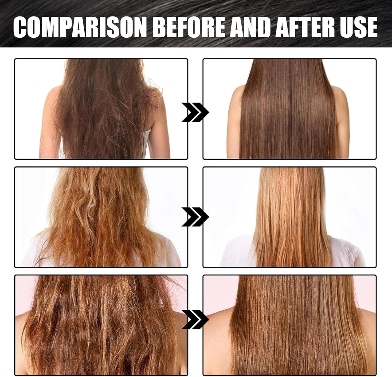 8 Seconds Hair Mask, 8 Seconds Revitalizing Hair Mask for Hot Dyed & Damaged Hair, Magic Hair Mask, Keratin Hair Treatment Cream, Daily Care Perm and Dye Repair Conditioner (3Pcs) - 3Pcs image number 5