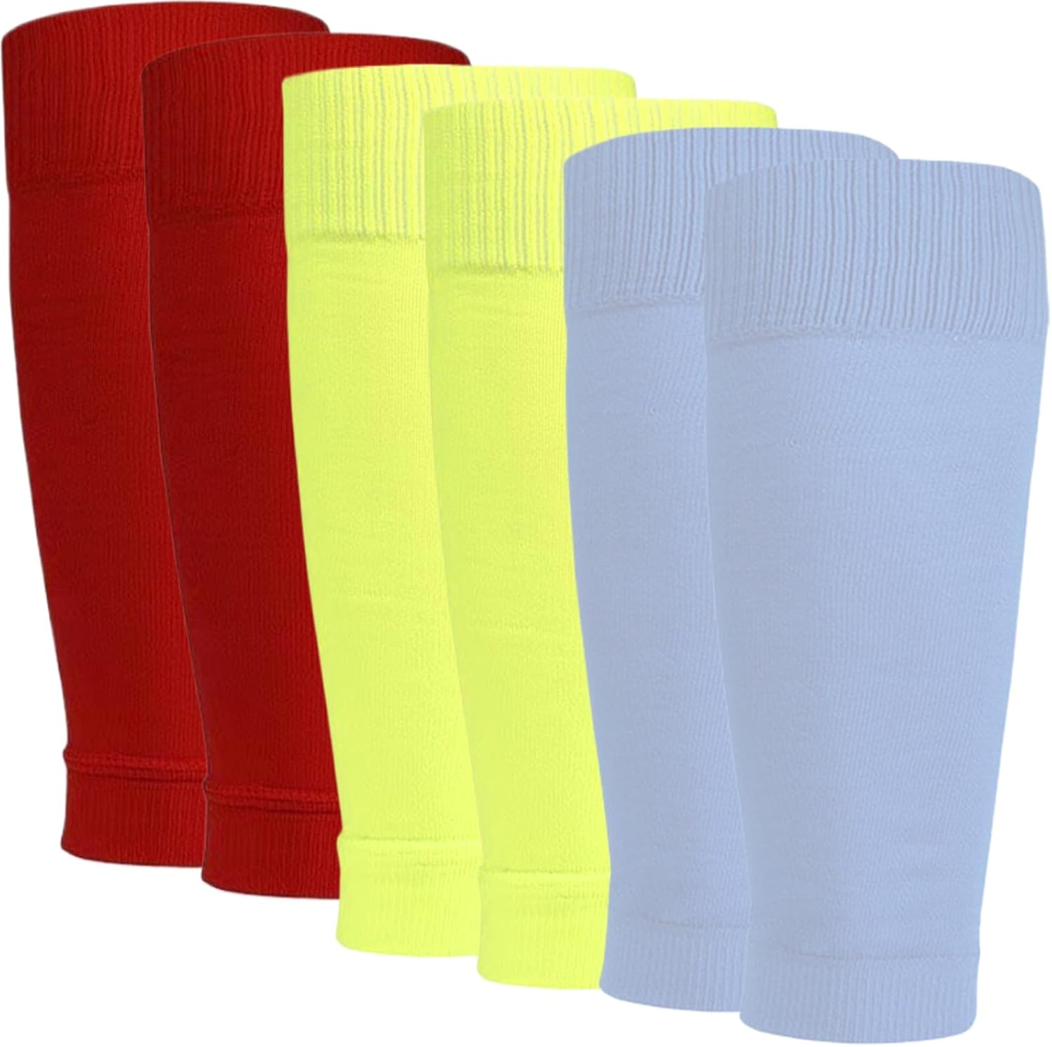 Dress Cici Compression Calf Sleeves, Nylon Medium Footless Compression Socks for Men & Women (3 Pairs)