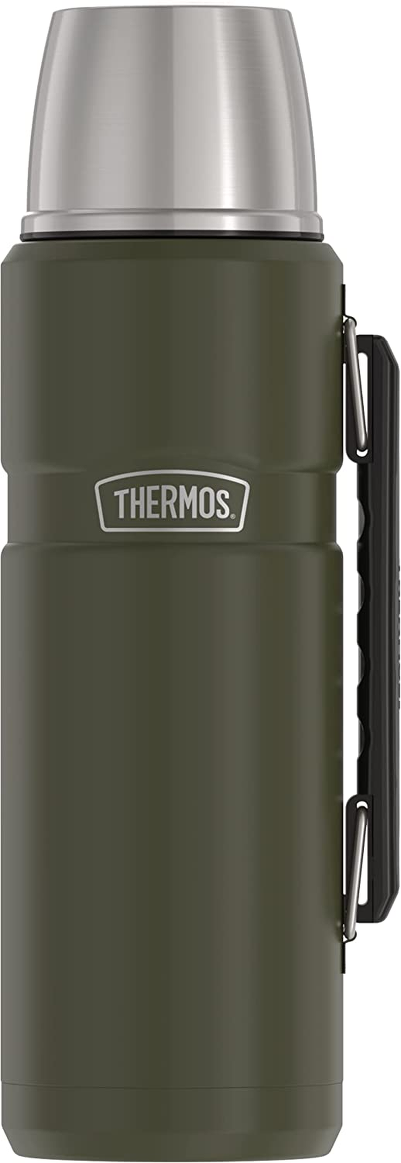 Thermos Stainless King Vacuum-Insulated Beverage Bottle, 40 Ounce, Matte Stainless Steel