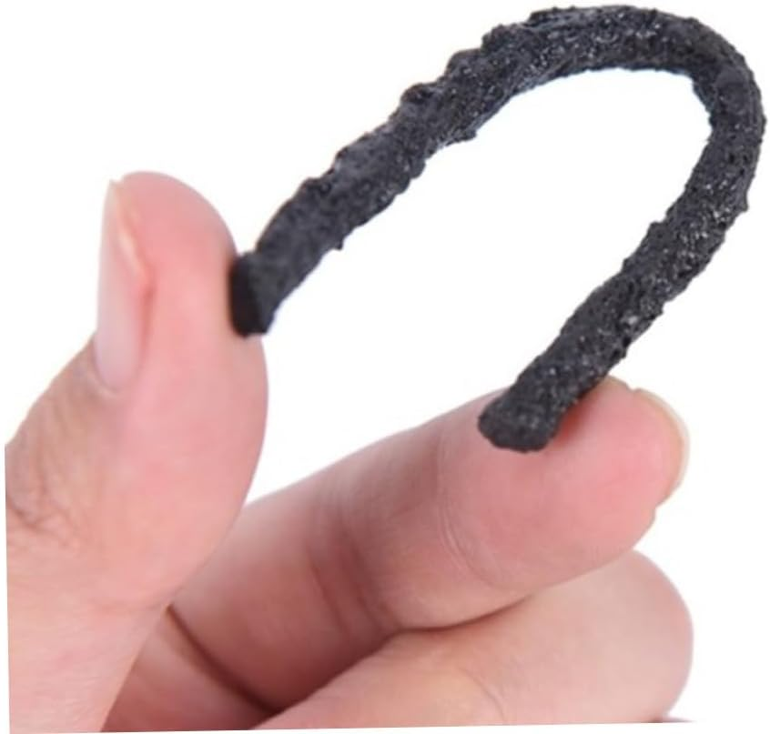 TOGEVAL 30Pcs Car Tubeless Seal Strip Tire Repair Tool 100X3.5Mm Vacuum Seal Tape for Automotive Wheel Tyres Puncture Fixing image number 1