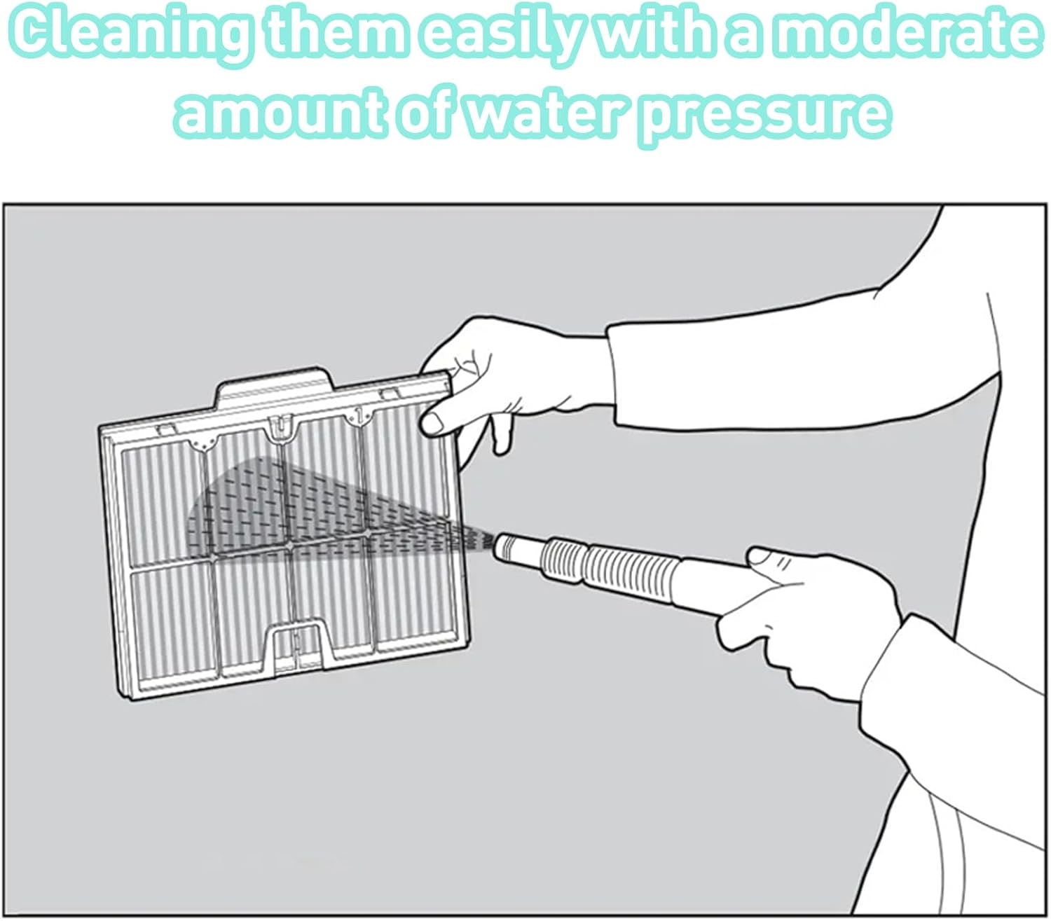 Ultra-Fine Filter Panels Compatible with Dolphin Robotic Pool Cleaners,Replace Part#9991467-R4,Pleated Cartridge Filter Replacement for Dolphin S200,Proteus Dx4,Active 20,Active 30,M600,S300I image number 6