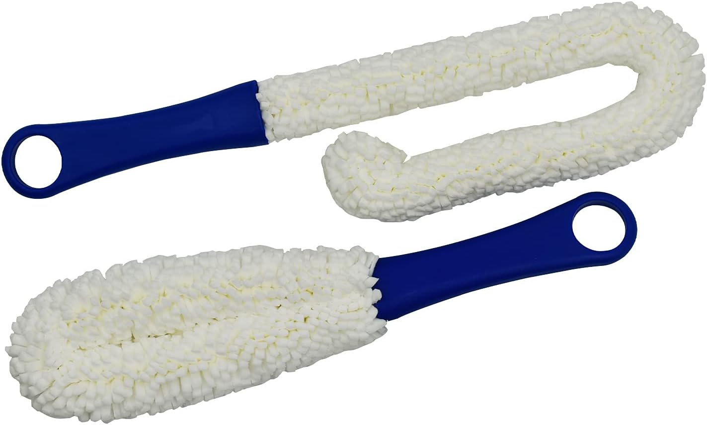 Maydahui 2PCS Wine Bottle Flexible Cleaning Brush for Wine Decanters Goblets Cups Glassware (1 Short +1 Long) image number 4