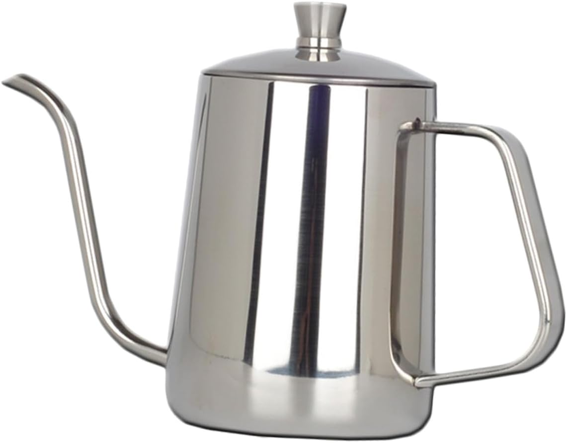 VERDANVERSE Stainless Steel Gooseneck Kettle with Long Spout for Coffee Drip Brewing and Tea Induction Compatible Office Coffee Pot with Ergonomic Handle and Heat Resistant Base image number 6