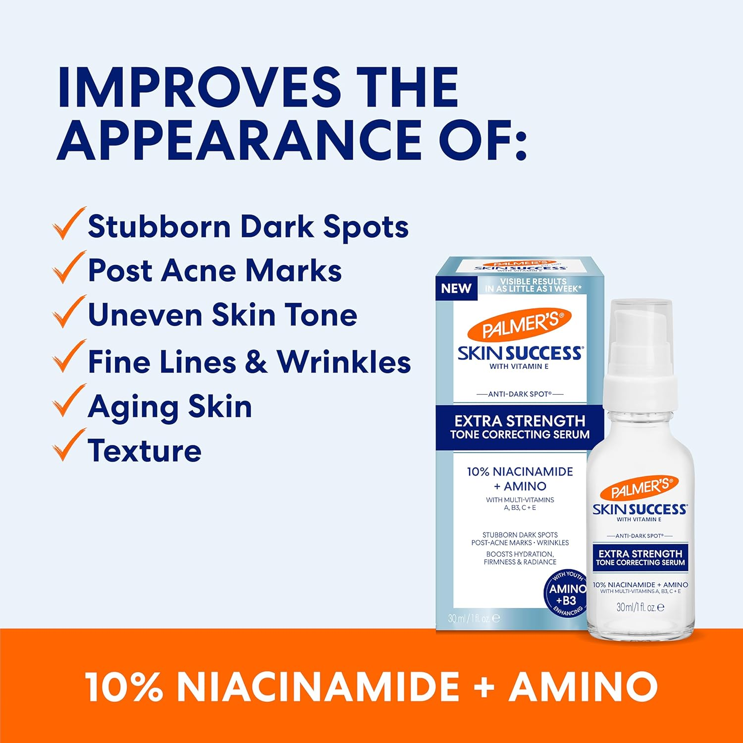 Palmer'S Skin Success Extra Strength Tone Correcting Serum 30Ml image number 3