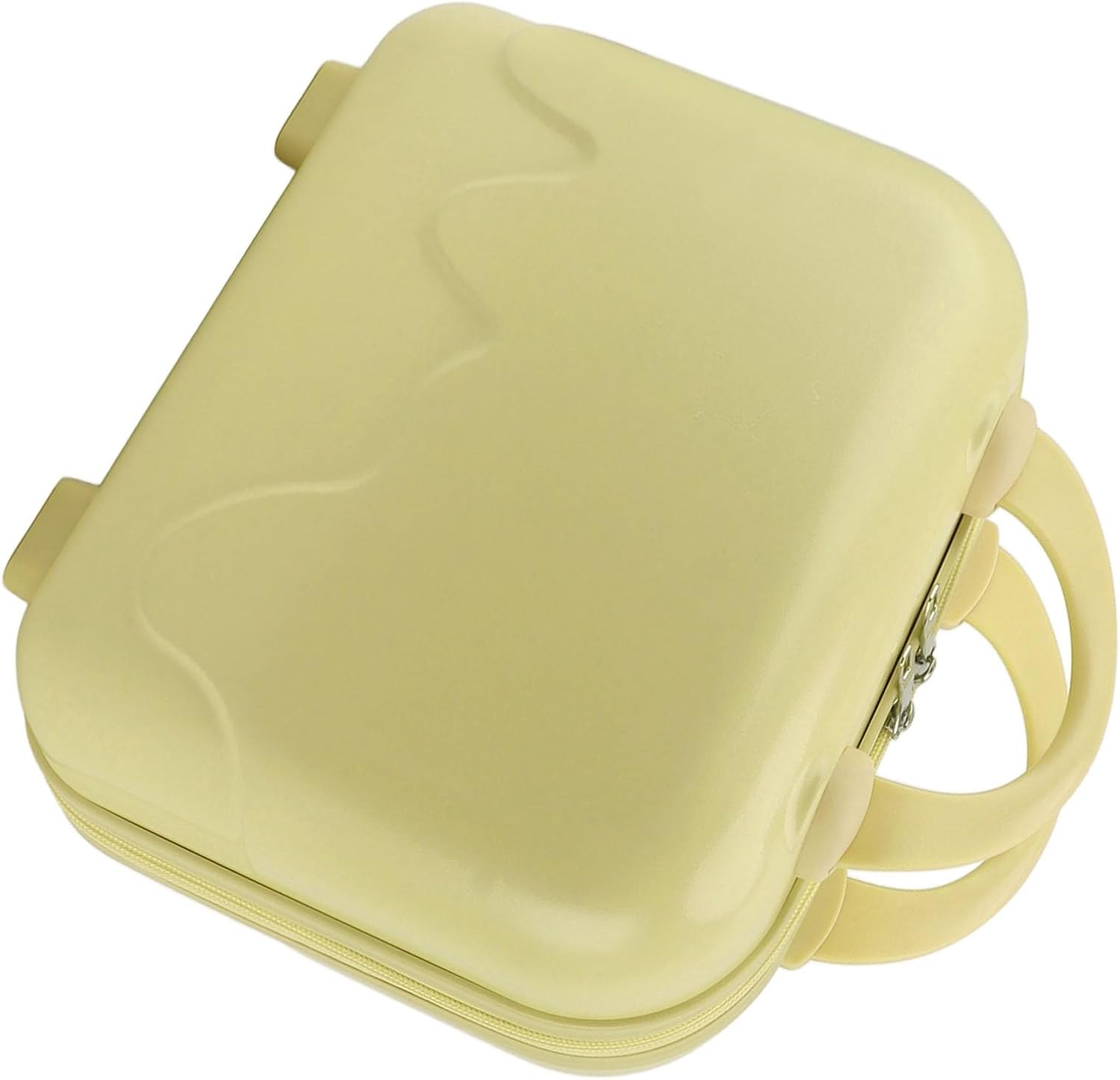 Carry on Luggage, 14 Inch Cosmetic Case for Travel (Yellow) image number 3