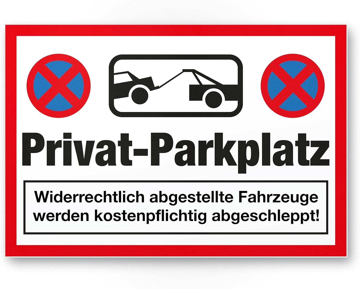 Komma Security Privat-Parkplatz &ndash; No Parking 30 X 20 Cm Sign Prohibition Sign Parking Sign &ndash; Warning Unlawfully Parked Cars Vehicles &ndash; Keep Parking Free image number 5