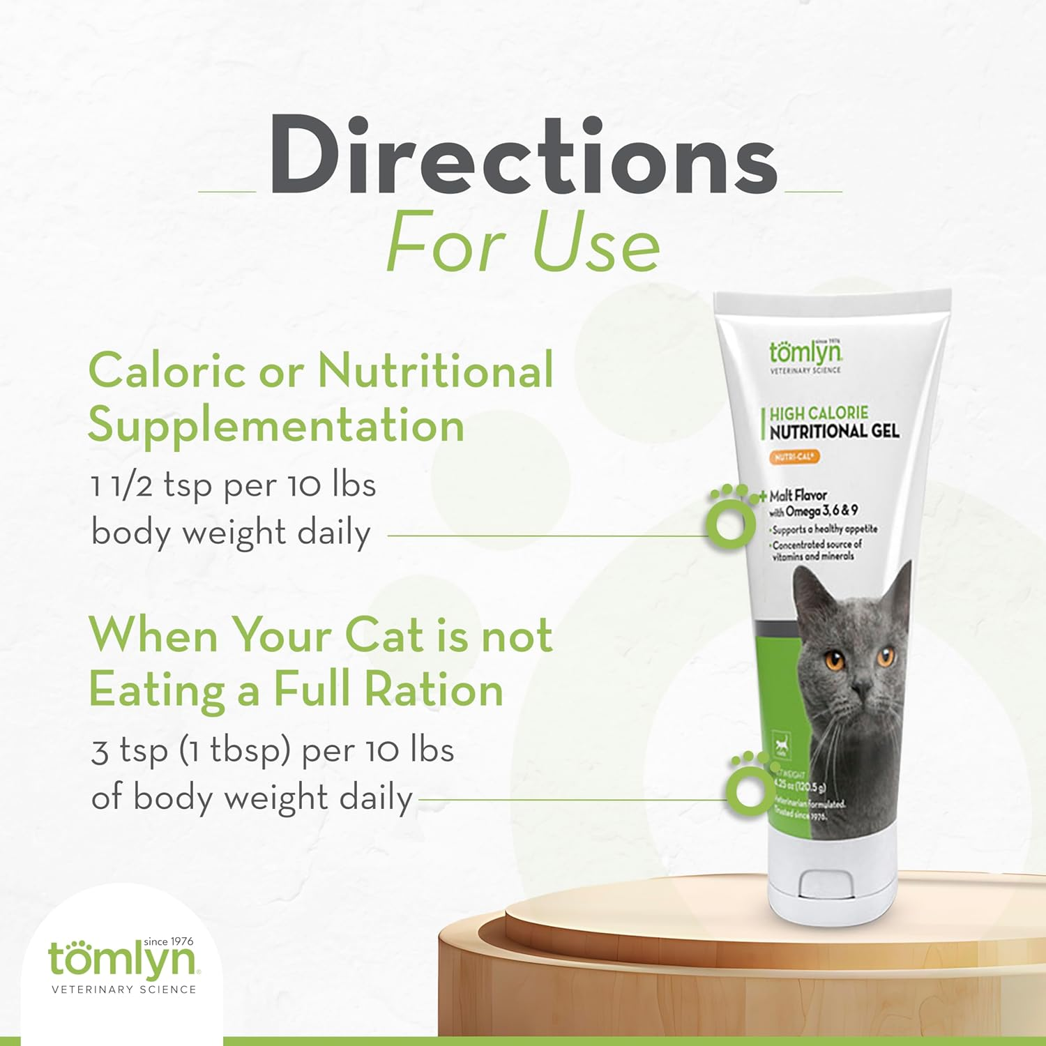 Tomlyn High Calorie Nutritional Gel for Cats, (Nutri-Cal) 4.25 Oz image number 1